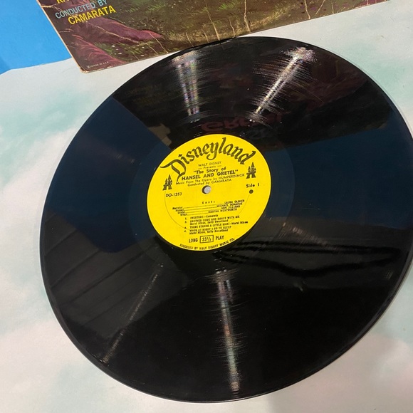 WALT DISNEY DISNEYLAND VTG 1964 THE STORY OF HANSEL AND GRETEL VINYL RECORD LP - Picture 12 of 13